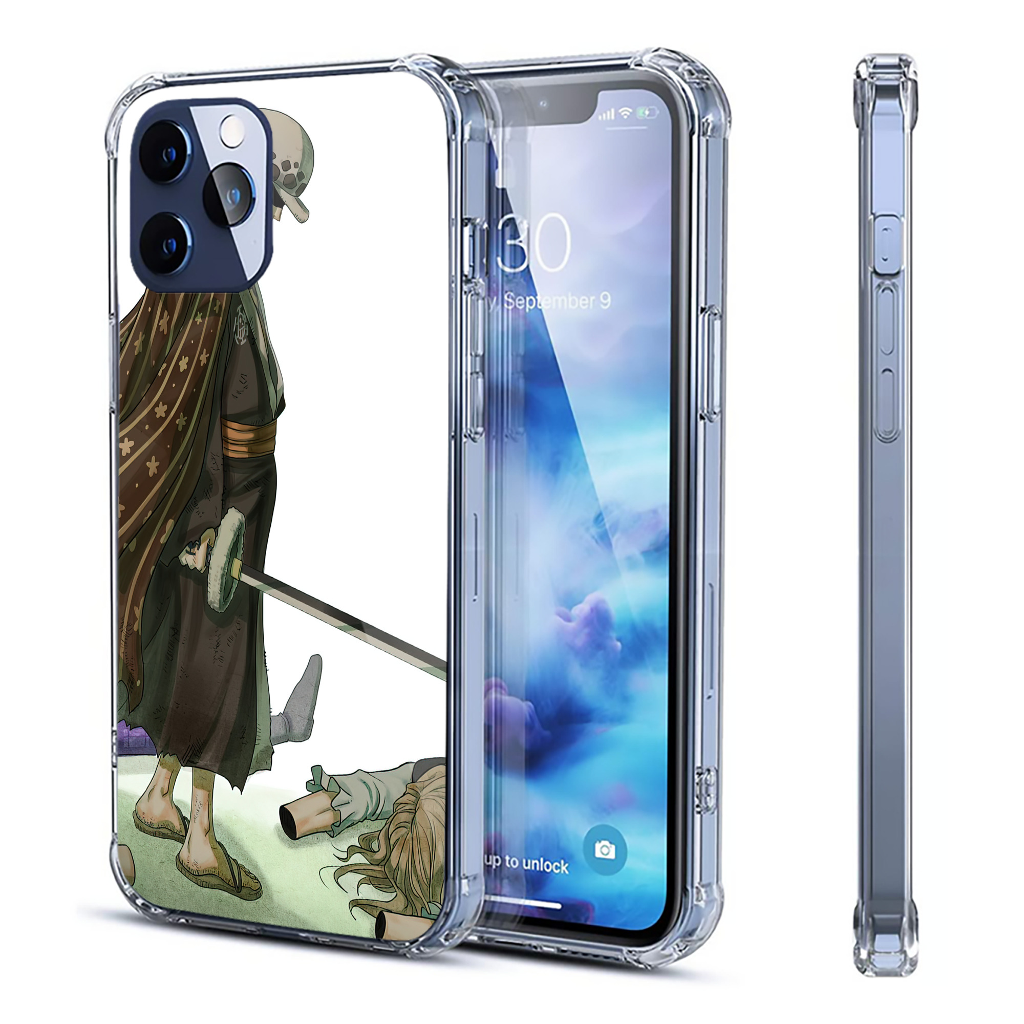 ワンピース ONE PIECE 【iPhone 12シリーズ対応】透明スマホケース（クリアソフトケース）